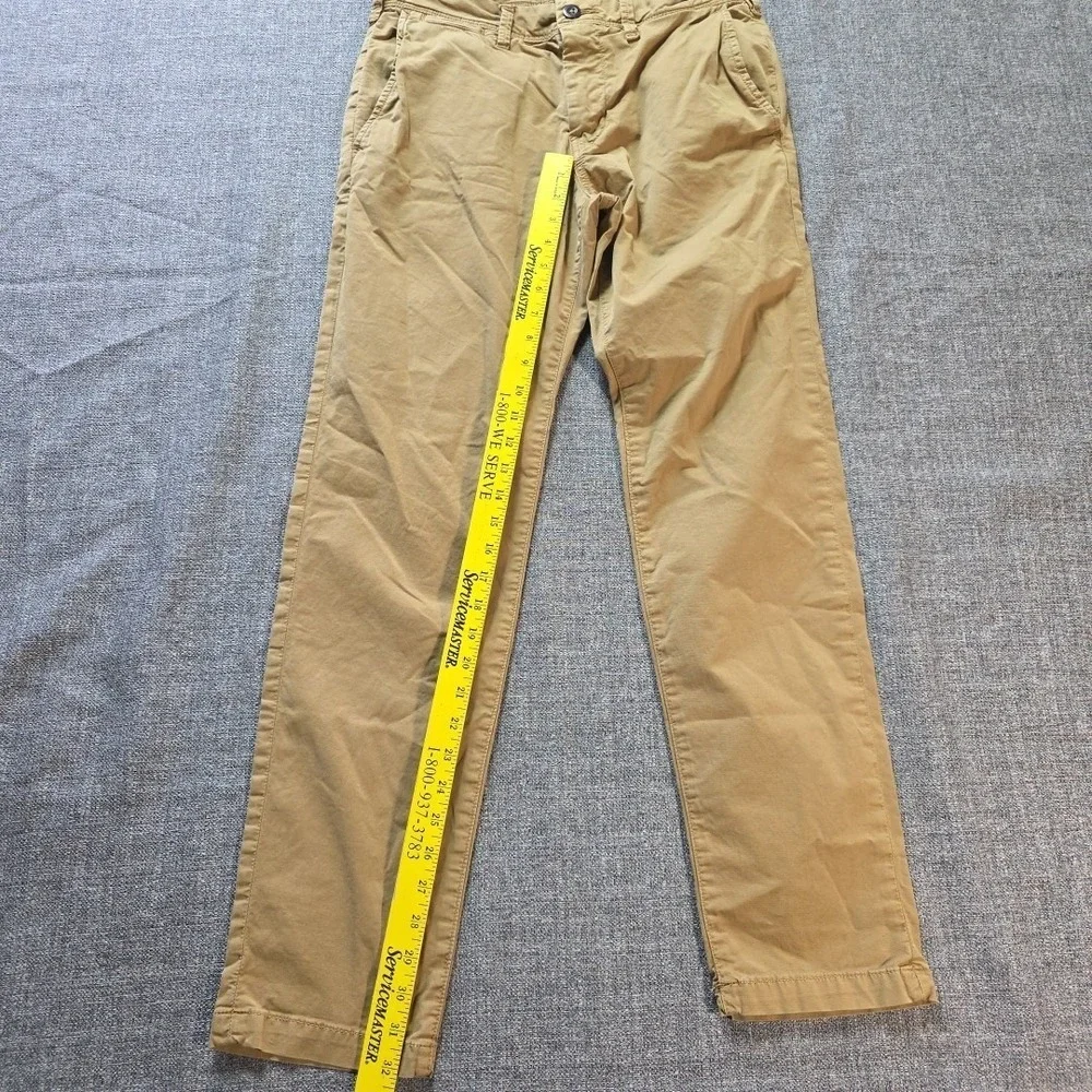 American Eagle Jeans Mens 30x32 Tan Slim Next Level Flex Stretch Khaki Pants